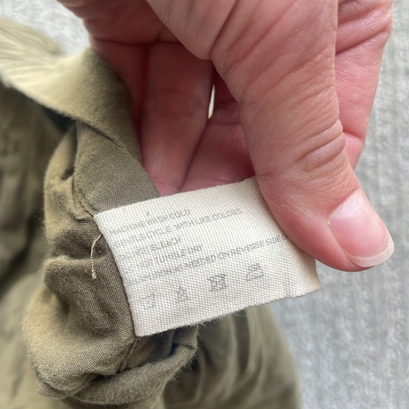 Nicobar Army Green cotton pants size small - Picture 6 of 12